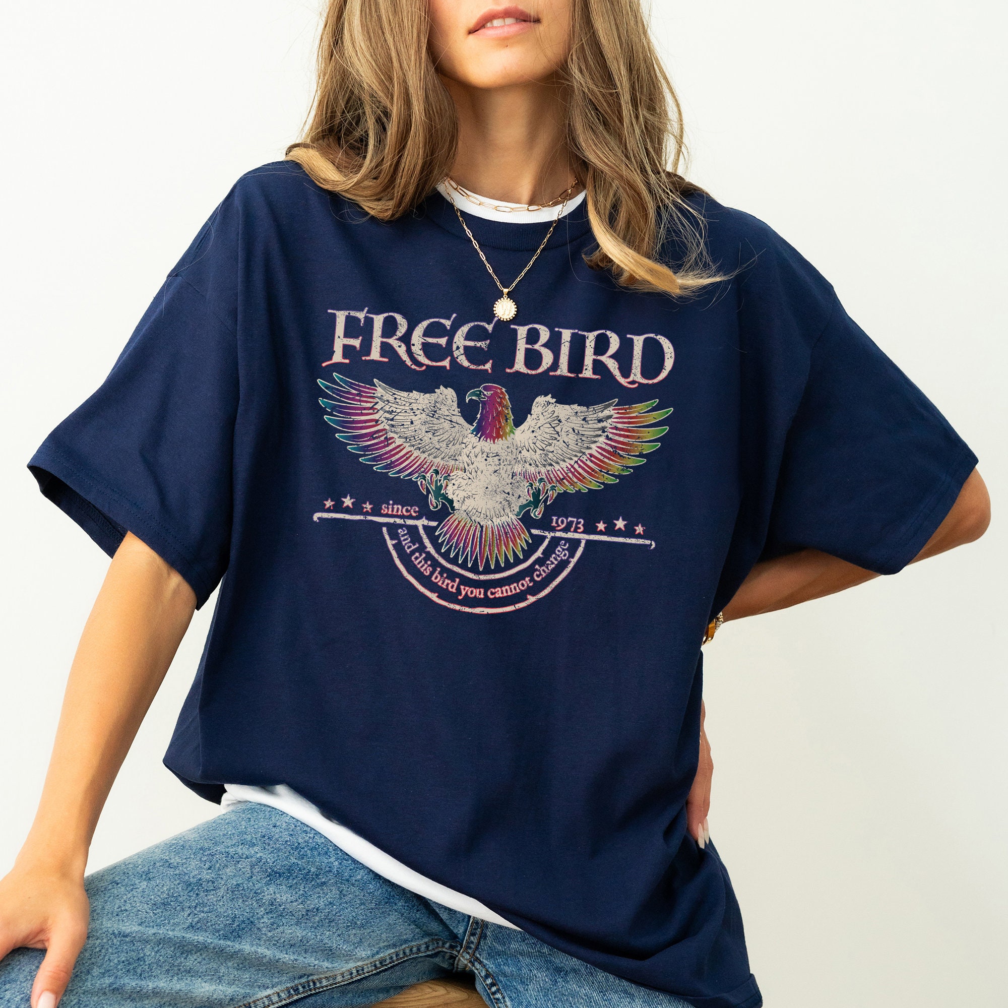 Free Bird Tee, Comfort Colors Band Tshirt, Old School Band T Free Bird Tee, Comfort Colors Band Tshirt, Old School Band T
