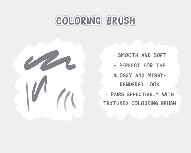 Soft Anime Style Procreate Brush Set - Lineart and Color Brush Pack iPad, Digital Drawing Brush Bundle, Character Sketch and Coloring Brush image 4