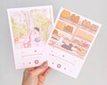 Aesthetic Playlist Cute Postcard Prints: Lofi Kawaii Prints, Minimalist Art Prints, Affirmation Wall Art