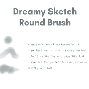 Dreamy Sketch Anime Brush Set - Lineart and Color Brush Pack Ipad ...