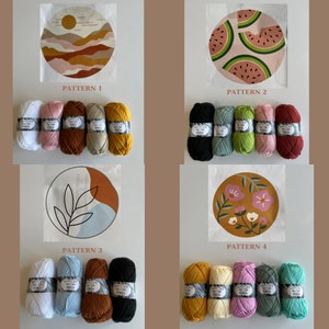 Punch Needle Kit, Punch Needle Embroidery Kit for Beginners, Beginner Punch Needle Kit with Adjustable Punch Needle, All Materials Included