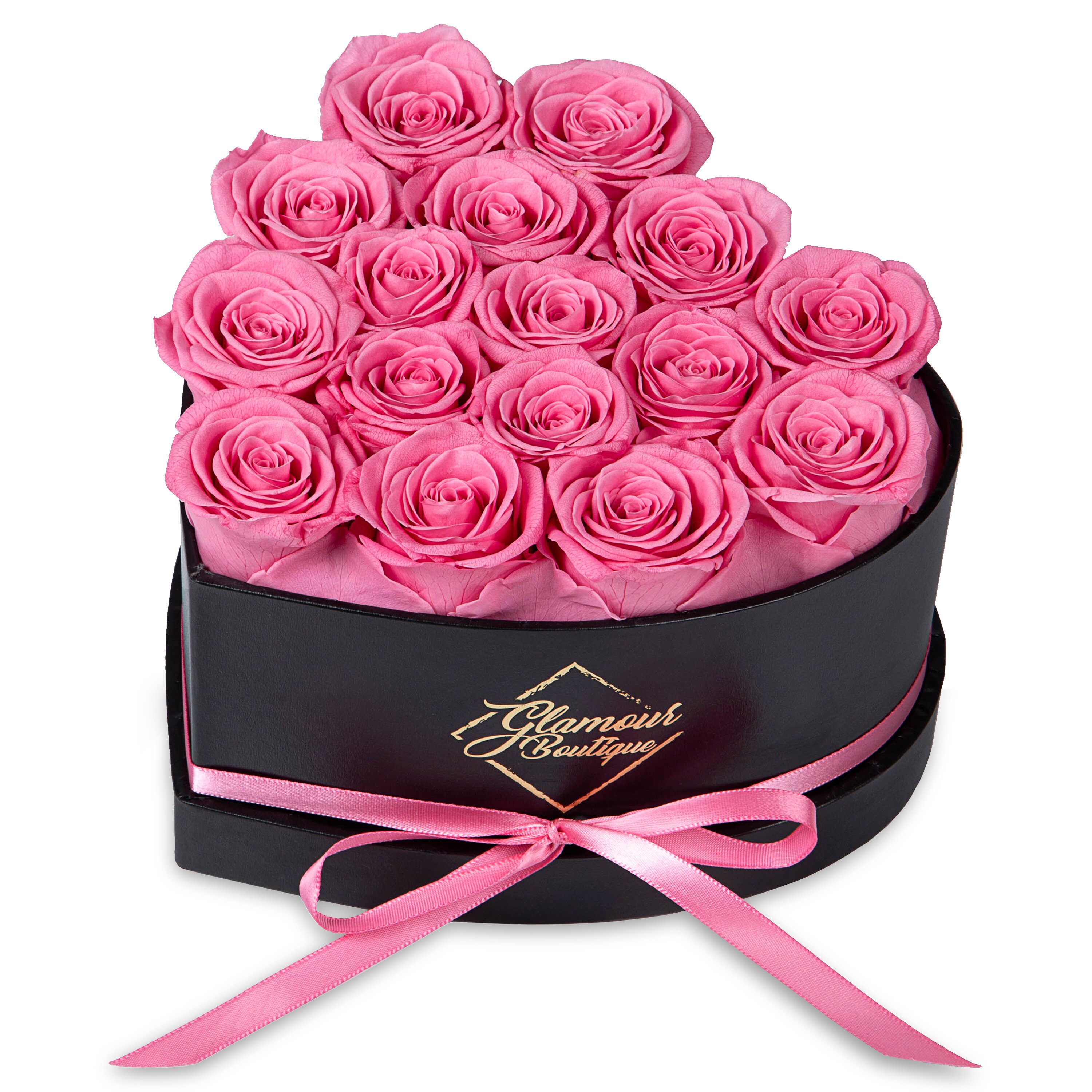 Handmade 16piece Forever Rose Box Preserved Roses in a Box, Immortal