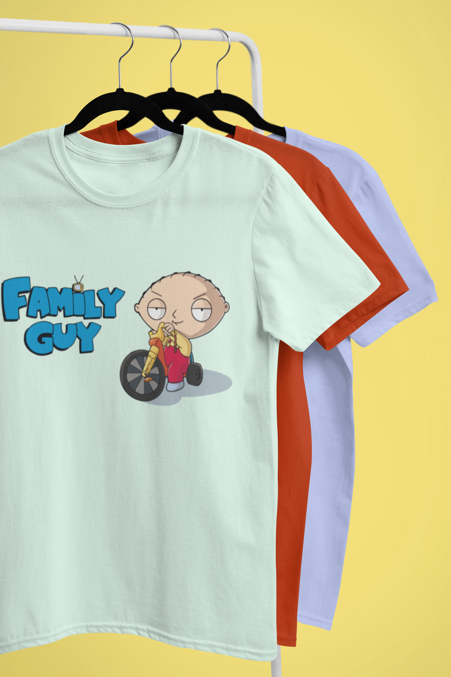 Discover Stewie Griffin On Bike T Shirt | Family Guy