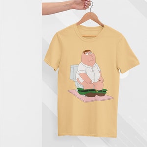 Peter Griffin Family Guy T Shirt / Happy Face / Trendy Custom T-shirt / Artistic Men and Women Tee / Gift for Him / Gift for her