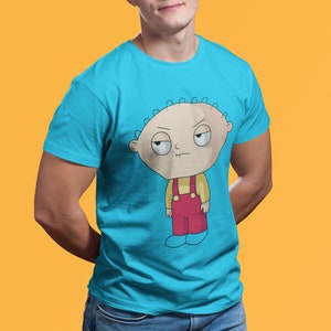 Stewie Griffin Angry Face T Shirt / Family Guy / Trendy Custom T-shirt / Artistic Men and Women Tee / Gift for Him / Gift for her