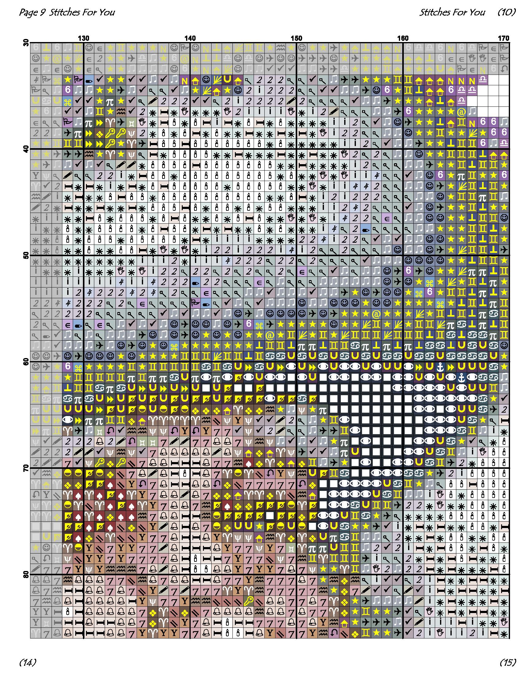 Purple Santa- Counted Cross Stitch Patterns - Printable Chart PDF ...