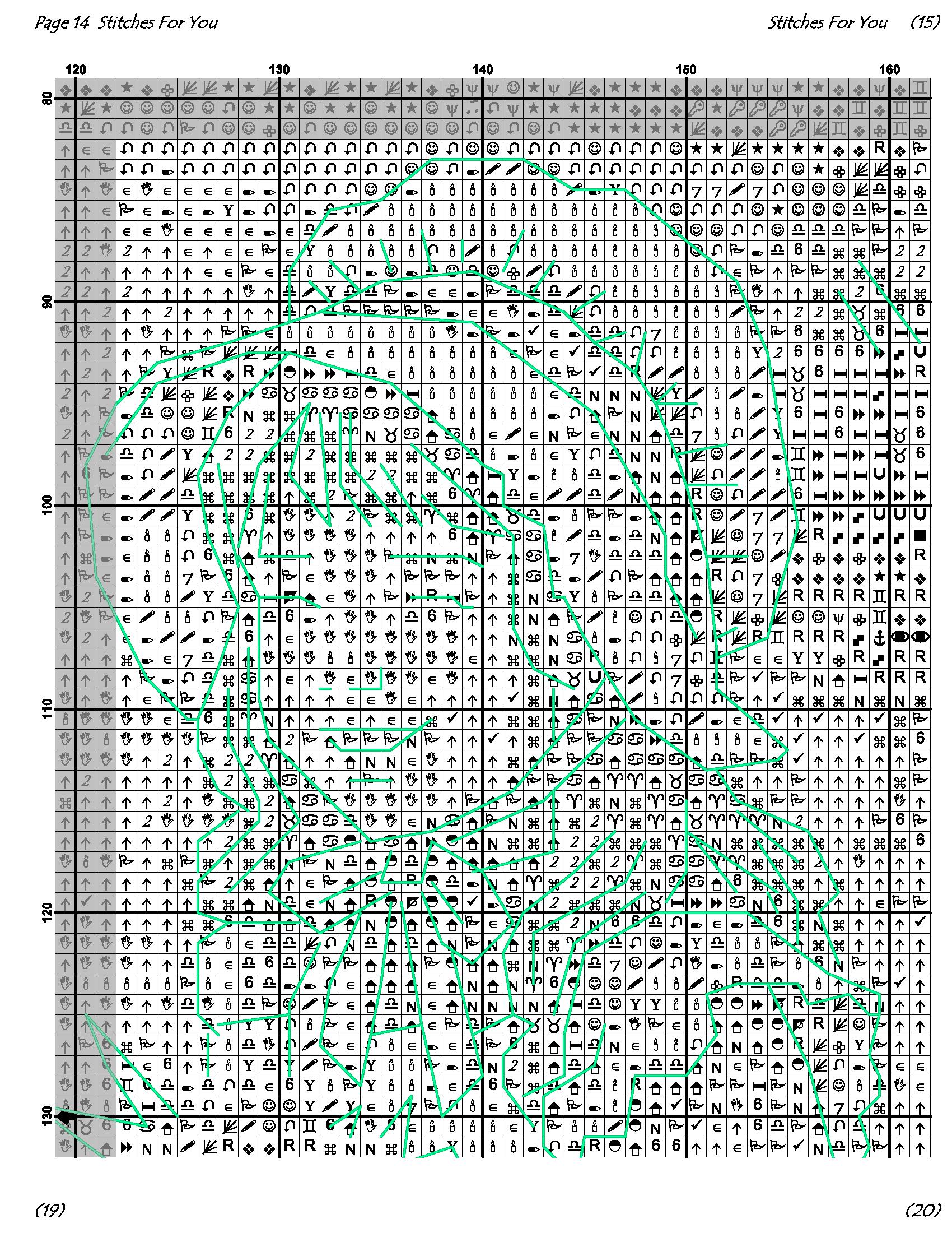 Little Hearts- Counted Cross Stitch Patterns - Printable Chart PDF ...