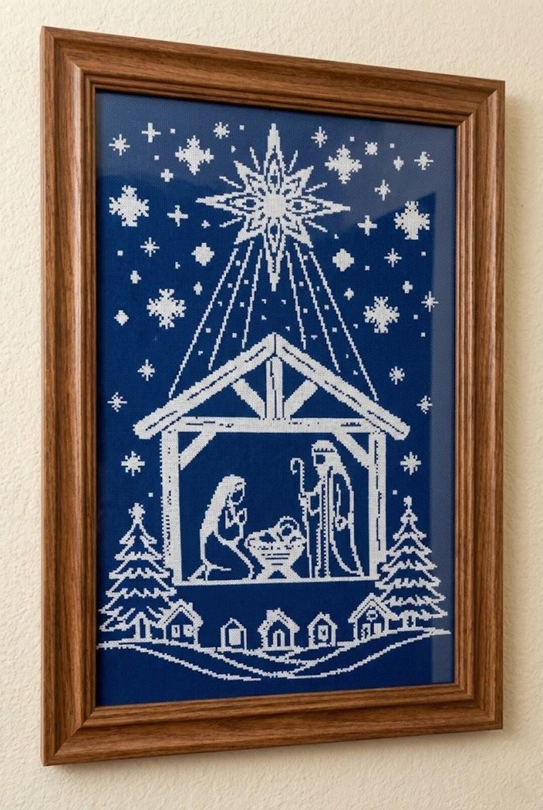 Christmas Night Cross Stitch Pattern – (PDF Pattern) - Etsy