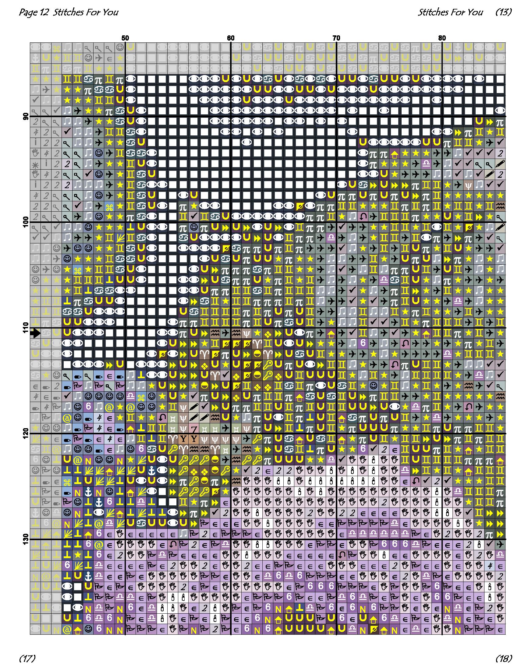 Purple Santa- Counted Cross Stitch Patterns - Printable Chart PDF ...