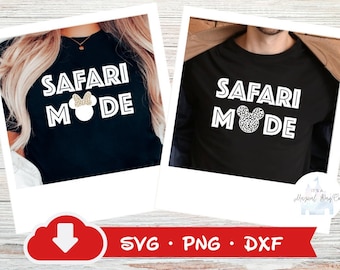 Safari Mode SVG Mickey Safari Animal Kingdom Shirt Luipaard Mickey Koppels Familie Shirt DIGITALE DOWNLOAD svg png dxf