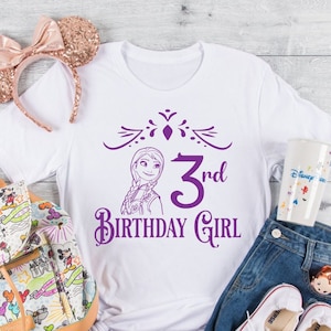 Princess Anna Birthday Girl Frozen 3rd Birthday Birthday INSTANT DOWNLOAD digital design for cutting machines Cricut svg dxf png
