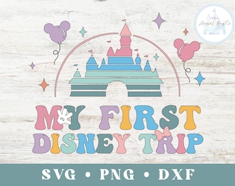My First Trip Mickey Family Trip 2024 Sublimation Design Magical Kingdom Shirt INSTANT DOWNLOAD digital design Svg Dxf Png Files for Cricut