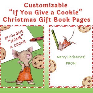 Modifiable si vous offrez un livre cadeau de Noël mignon pour les enseignants et les adolescents Personnalisable sur Canva | Téléchargez, modifiez et imprimez instantanément