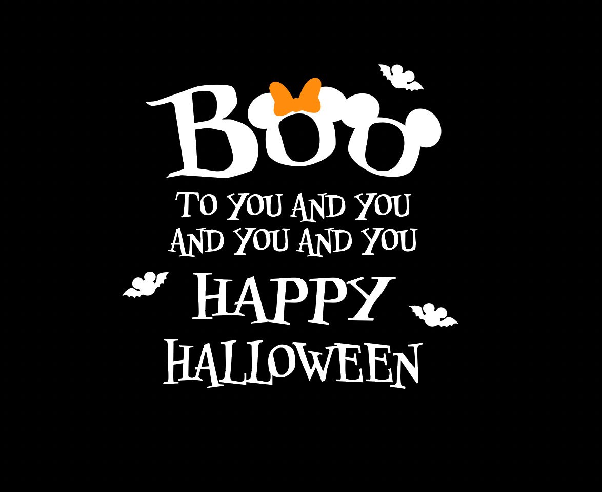 Mickey and Minnie Halloween SVG Mickey's Not so Scary - Etsy