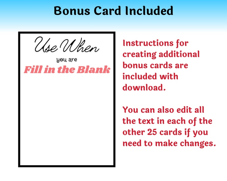 Editable Birthday Gift Card Book Last Minute Birthday Gift Adult Birthday Card Holder Customize in Canva | Instant Download, Edit and Print image 6