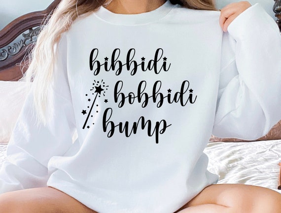 Bibbidi Bobbidi Bump Pregnancy Announcement Shirt Maternity Gift