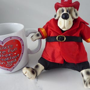 VINTAGE Russ Berrie Collectible Smokey & Mug