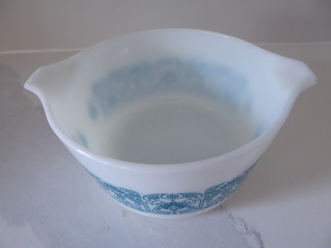 Vintage Horizon Blue Pattern Pyrex Casserole. C. 1969-1972 *** Free ...