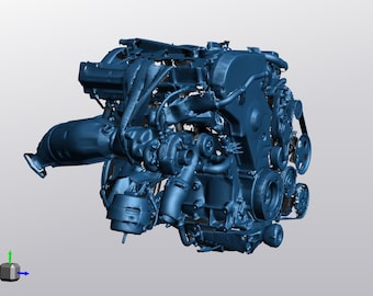 3d-scanfile Audi 1,8 engine