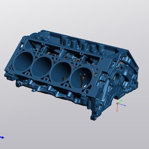 3d scan of a LS3 6.2L block.