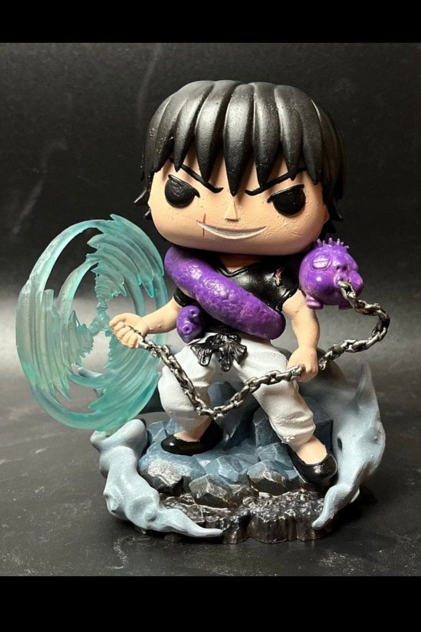 Toji pop custom limited of 2 GITD + HARDCASE