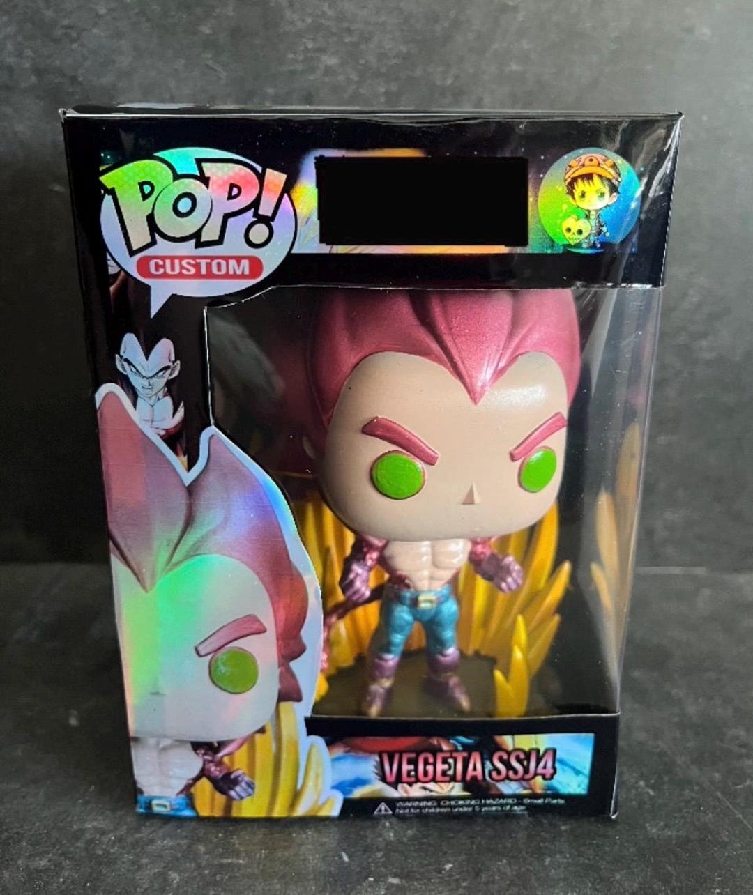 Archivo STL GOKU SSJ4 FUNKO POP CUSTOM 💬 ·Modelo de impresora 3D para