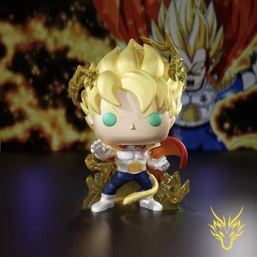 SSJ Vegeta kid pop custom limited of 1 (custom box included)