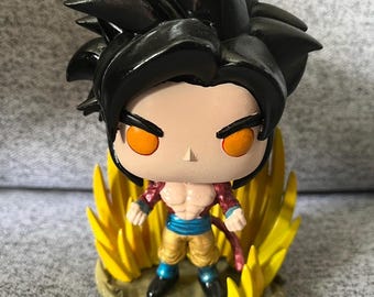 GOKU SSJ4 pop custom limited of 1 (custom box included)