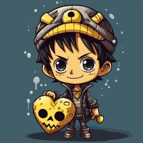 Toji Pop Funko Custom One Piece Luffy GITD Limited Edition Of 2 - Avec Hardcase