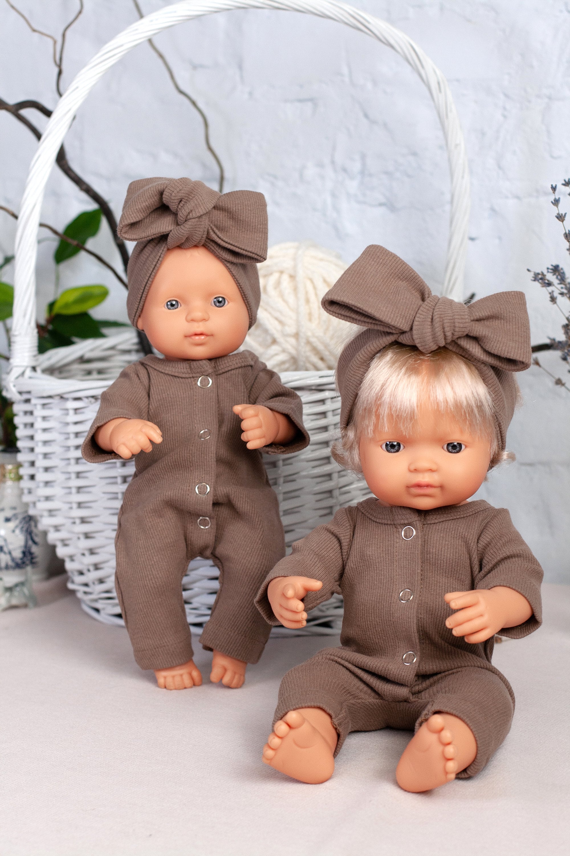 Miniland 15.75'' Soft Body Baby Doll, Caucasian