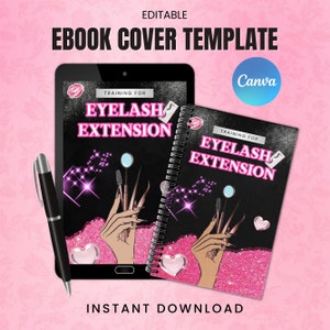 Ebook Cover Template Canva, Ebook cover design, DIY Ebook Cover, Ebook Cover Template, Canva Editable Template, Instant Download