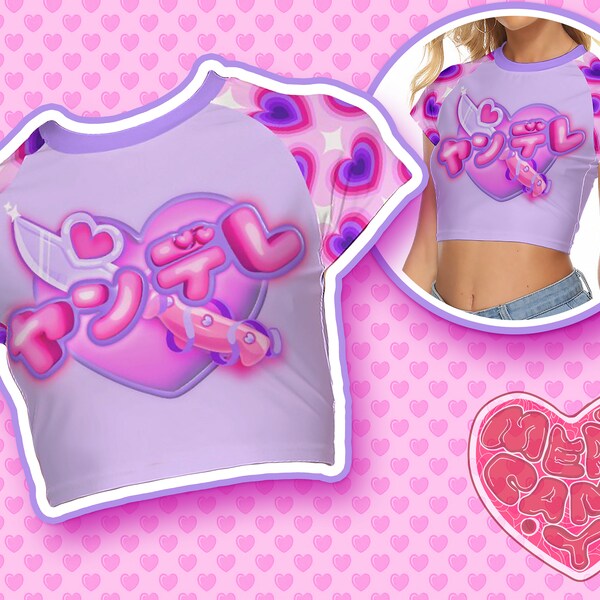 Cute Yandere Sleeveless Crop Top SD00810