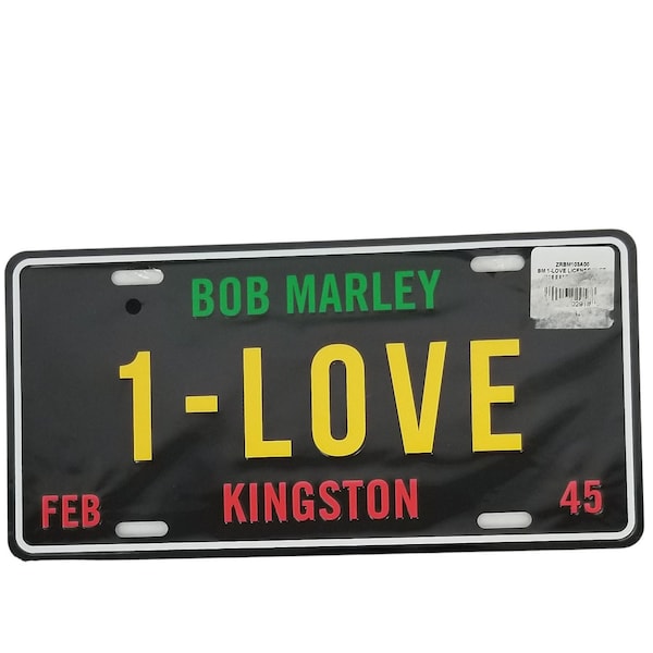 Black Rasta License Plate Frame Etsy