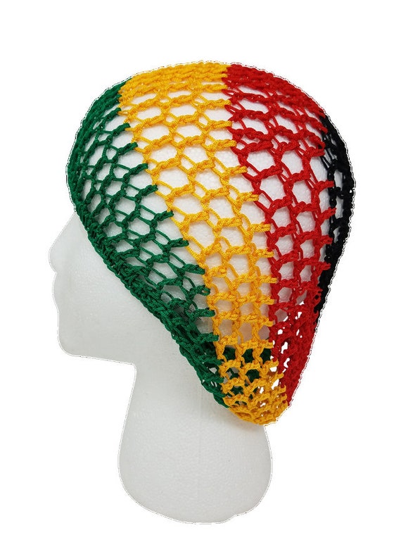 Rasta Crochet Kuffi Hat, Bob Marley Reggae Color Beanie Tam