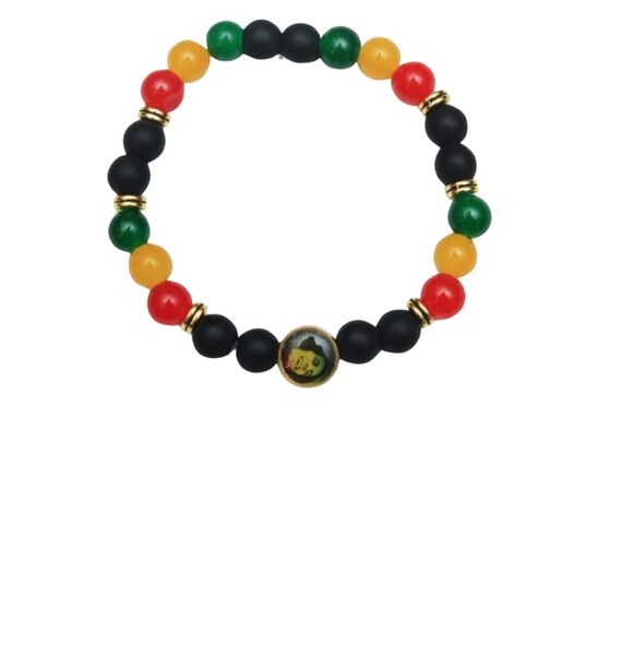ボブ・マーリーブレスレット、レゲエ・ラスタ・ジャマイカ・アフリカ