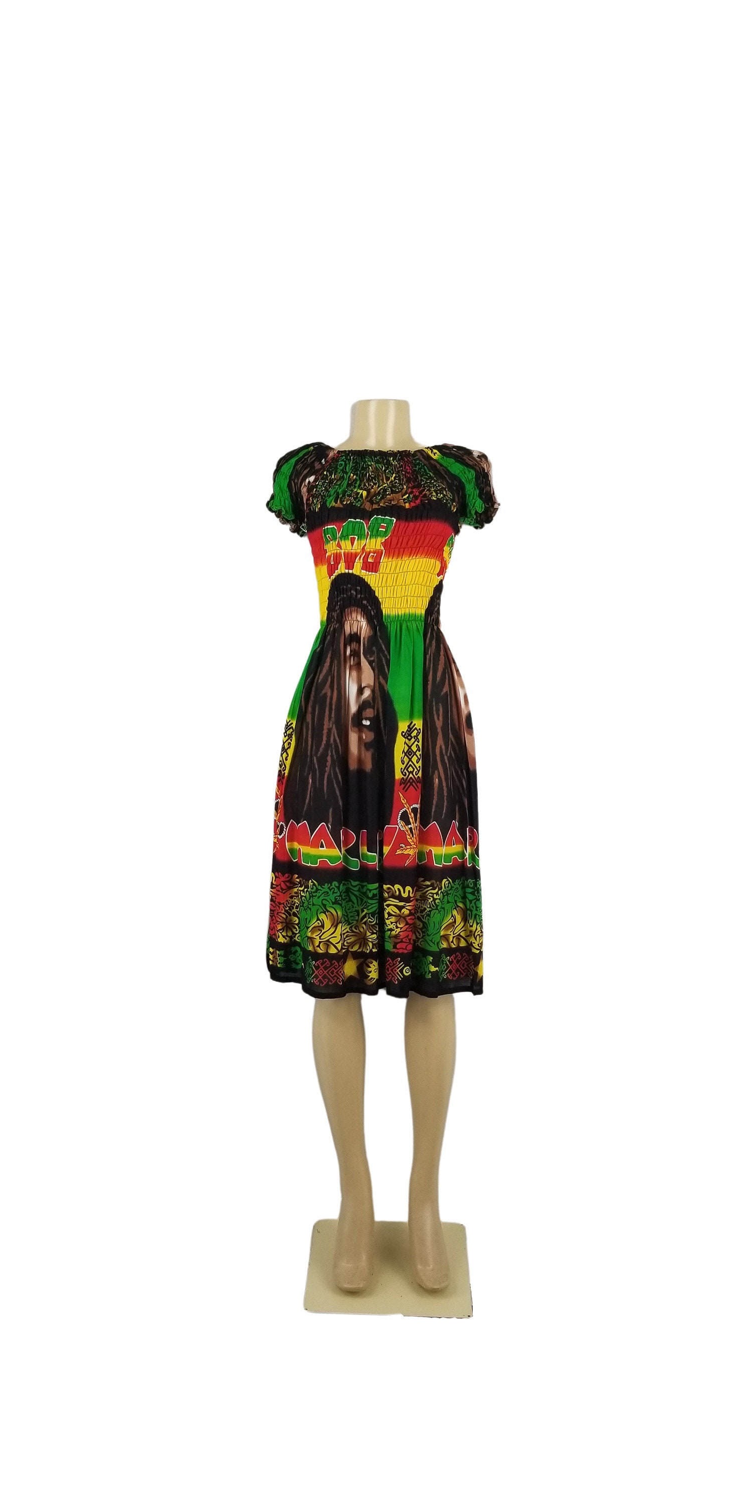 Bob marley high low dress cheap