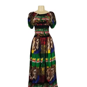 Bob King Of Reggae Rastafari Lion Summer Maxi Dress You Never Know How Strong You Are DT02 main image 1