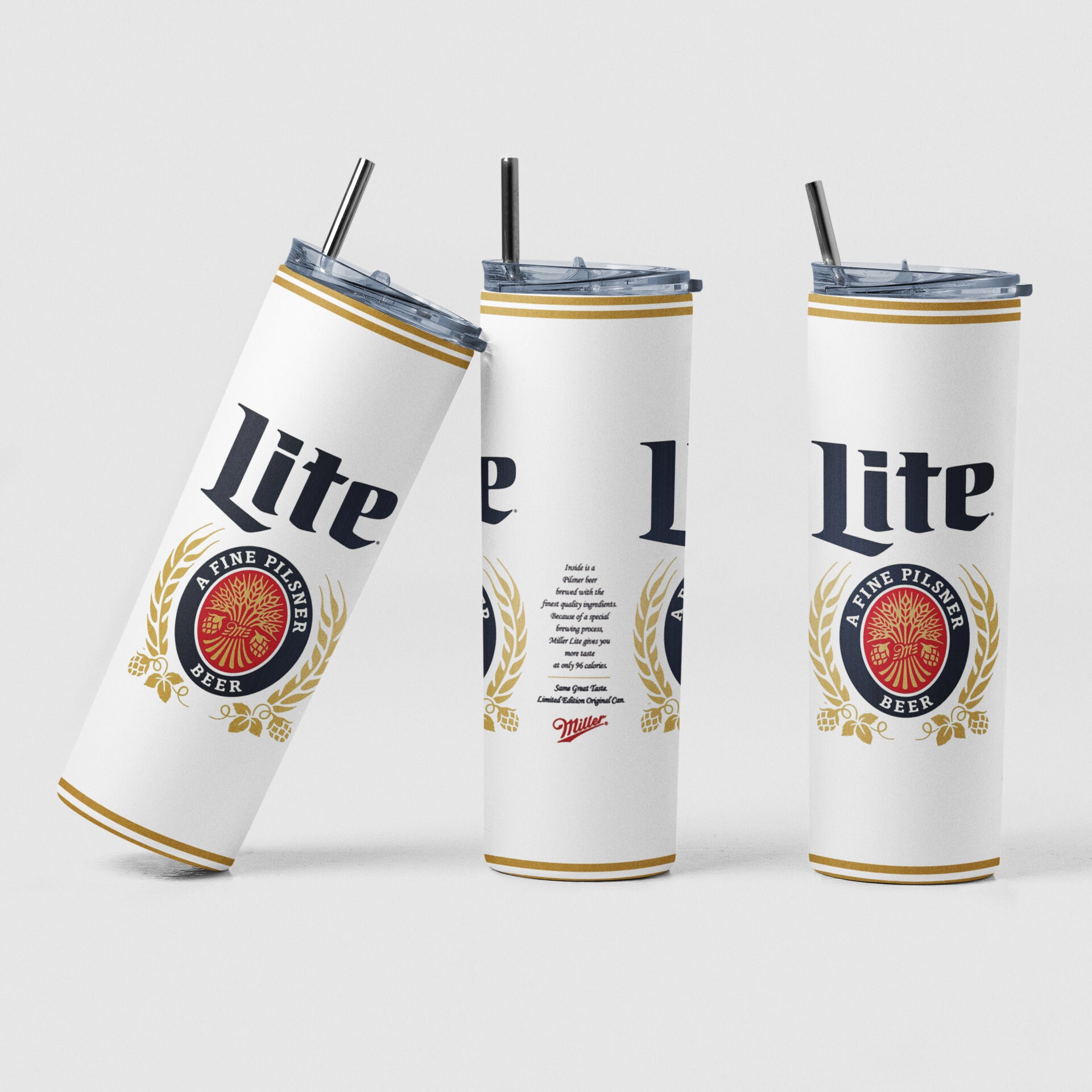 Miller Lite Tumbler Beer Sippy Cup Miller Lite Sippy Cup Etsy