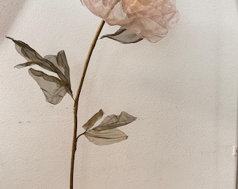 Giant Organza Flower Decor, Photo Booth Prop, Salon Display