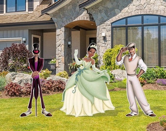 The Princess and the Frog Birthday cutout and yard sign
