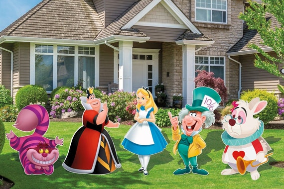 Alice in Wonderland Cutout and Yard Sign - Etsy