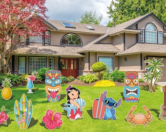 Lilo & Stitch Party  cutout and yard sign