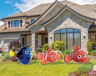 Nemo Birthday cutout and yard sign