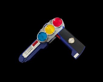 1997 Power Rangers Turbo Blau Gekisou Sentai Carranger Signaizer Spielzeug GUN – Lichter, Töne Cosplay Requisite