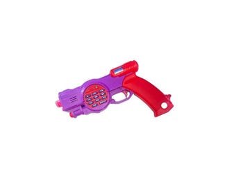 Original 1996 BANDAI Big Bad BEETLEBORGS Sonic Blaster Laser Pistole Spielzeug - Lichter & Sound, Cosplay