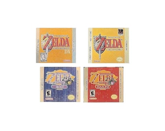 CHOOSE Your Nintendo Game Boy Color ZELDA Game Cartridge Replacement Label: Links Awakening, Oracle