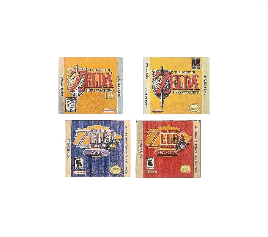 50 étiquettes Adhésives Zelda Link's Awakening DX Pour Game Boy Color - Version Française