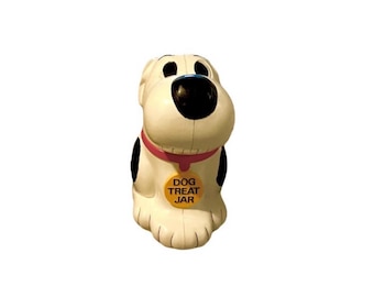 Vintage Hund oder Welpe BARKING Sound Aktiviert Bellen Cookie Aufbewahrungsglas