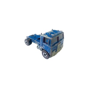 Vintage 1973 REDLINE Series Blue or Red  Semi-Truck Hauler - 1/64 Scale Die-Cast Miniature Hot Wheel (Mattel)