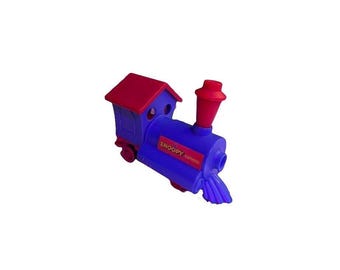 PEANUTS Snoopy Express Miniatur Spielzeug Lokomotive Lokomotive Zug w / LINUS